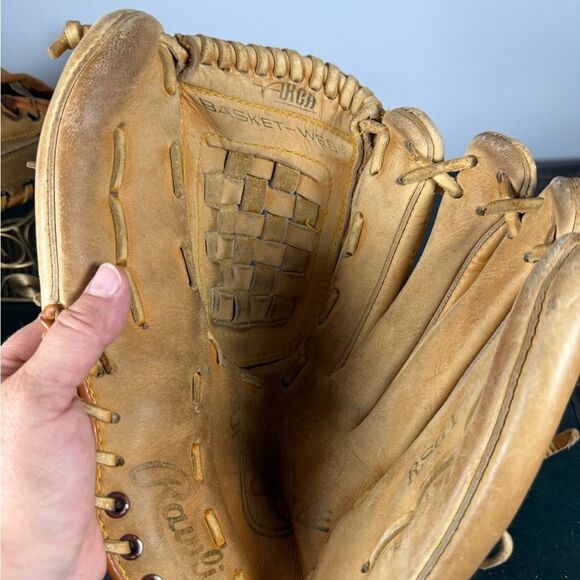 Rawlings Baseball Glove Mitt RSG1 Right Hand Throw Super Size 13” Fastback Vintg - Picture 6 of 7